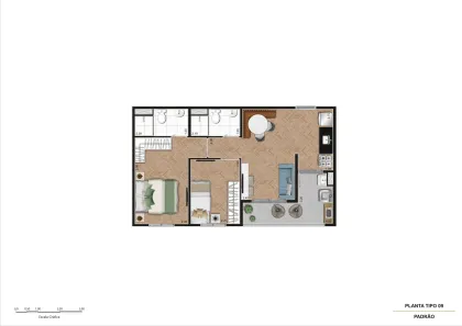 Apartamento com 2 Quartos à venda, 49m² no Vila Vermelha, São Paulo