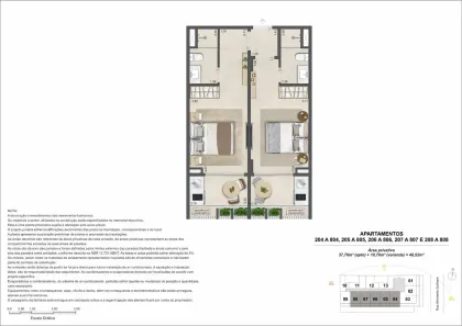 Apartamento com 1 Quarto à venda, 48m² no Leblon, Rio de Janeiro