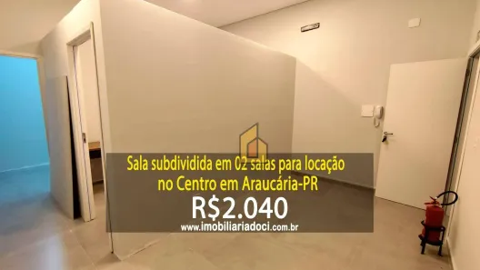 Sala Comercial para alugar, 44m² no Centro, Araucária