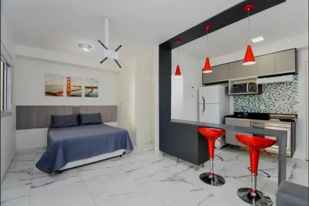 Apartamento com 1 Quarto para alugar, 38m² no Jardim Flor da Montanha, Guarulhos
