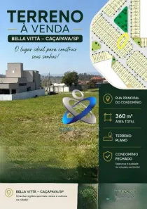 Lote/Terreno à venda, 360m² no Eugênio de Mello, São José dos Campos