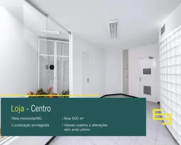 Ponto Comercial para alugar, 600m² no Centro, Belo Horizonte