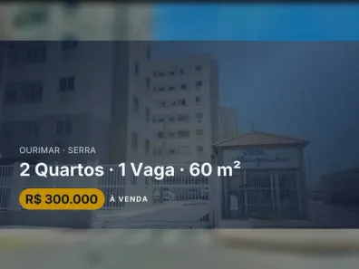 Apartamento com 2 Quartos à venda, 60m² no Ourimar, Serra