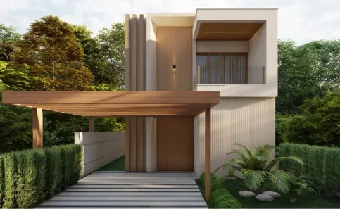 Casa de Condomínio com 3 Quartos à venda, 90m² no Parque Nascente do Rio Capivara, Camaçari