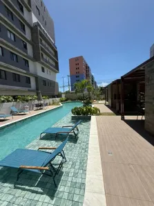 Apartamento com 2 Quartos para alugar, 57m² no Ponta de Campina, Cabedelo