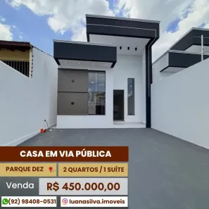 Casa de Condomínio com 2 Quartos à venda, 81m² no Parque 10 de Novembro, Manaus