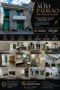 Casa de Condomínio com 3 Quartos para alugar, 280m² no Tarumã, Manaus
