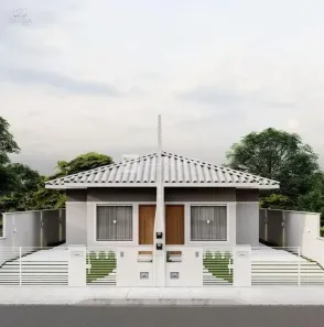 Casa com 2 Quartos à venda, 60m² no Barra do Aririú, Palhoça