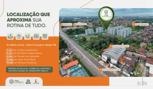 Apartamento com 2 Quartos à venda, 43m² no Coqueiro, Belém