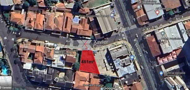 Lote/Terreno à venda, 481m² no Jardim Claret, Rio Claro