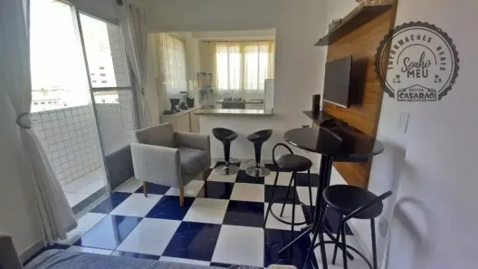 Apartamento com 1 Quarto à venda, 44m² no Boqueirão, Praia Grande