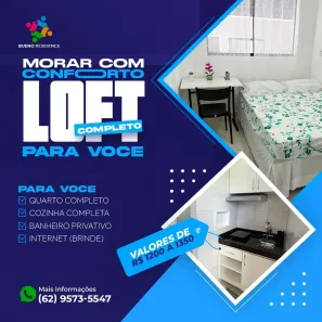 Apartamento com 1 Quarto para alugar, 28m² no Setor Sol Nascente, Goiânia