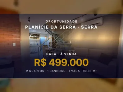 Casa com 2 Quartos à venda, 90m² no Planície da Serra, Serra