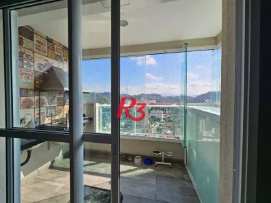 Apartamento com 2 Quartos para venda ou aluguel, 63m² no Campo Grande, Santos