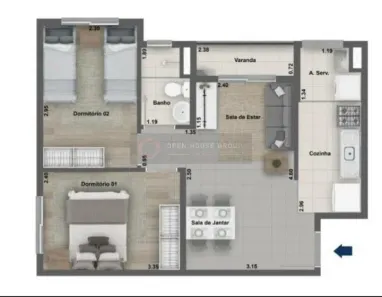 Apartamento com 2 Quartos à venda, 10m² no São Lourenço, Niterói