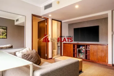 Flat com 1 Quarto à venda, 45m² no Chácara Santo Antônio (Zona Sul), São Paulo
