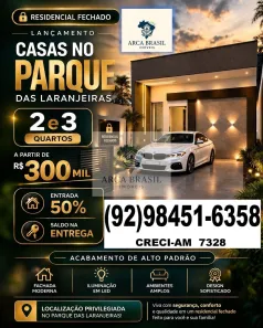 Casa de Condomínio com 2 Quartos à venda, 136m² no Flores, Manaus