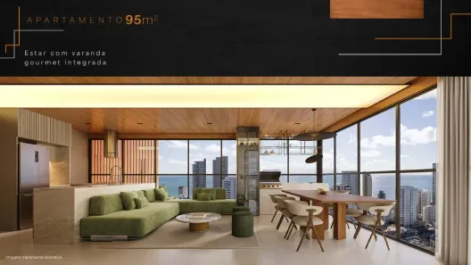 Apartamento com 3 Quartos à venda, 95m² no Boa Viagem, Recife