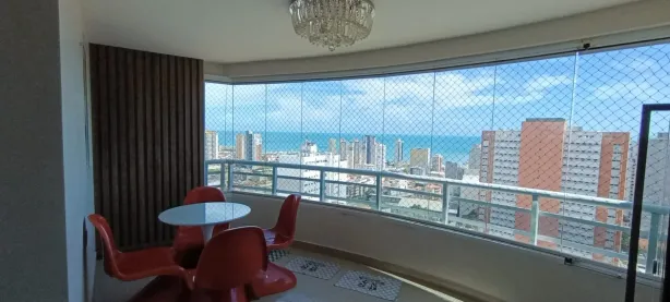 Apartamento com 4 Quartos para alugar, 155m² no Meireles, Fortaleza