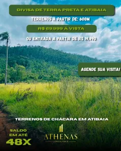 Lote/Terreno à venda, 600m² no Jardim Brasil, Atibaia