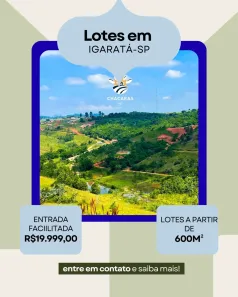Lote/Terreno à venda, 600m² no , Igaratá