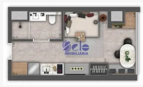 Apartamento com 1 Quarto à venda, 26m² no Vila Primavera, São Paulo