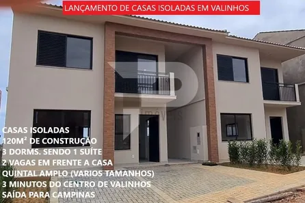Casa de Condomínio com 3 Quartos à venda, 119m² no Centro, Valinhos