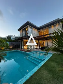 Casa de Condomínio com 5 Quartos à venda, 340m² no Alphaville (Abrantes), Camaçari