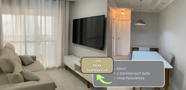Apartamento com 2 Quartos para alugar, 65m² no Alphaville Empresarial, Barueri