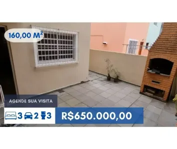 Casa com 3 Quartos à venda, 160m² no Vila Polopoli, São Paulo