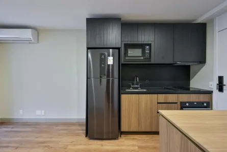 Apartamento com 1 Quarto para alugar, 35m² no Indianópolis, São Paulo