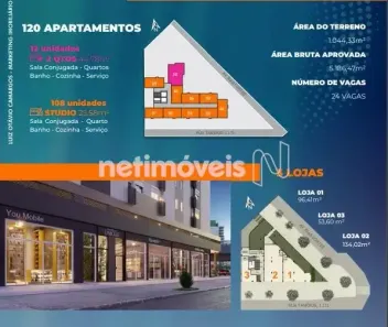 Lote/Terreno à venda, 1044m² no Centro, Belo Horizonte