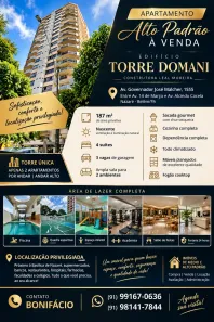 Apartamento com 4 Quartos à venda, 187m² no Nazaré, Belém