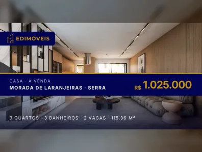Casa com 3 Quartos à venda, 115m² no Morada de Laranjeiras, Serra