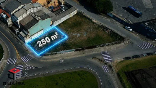 Lote/Terreno à venda, 250m² no Jardim Las Vegas, Santo André