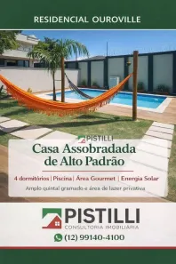 Casa de Condomínio com 4 Quartos à venda, 150m² no Residencial Ouroville, Taubaté