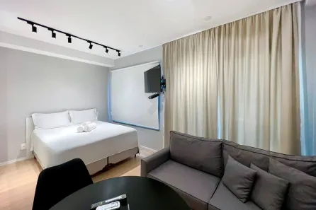 Apartamento com 1 Quarto para alugar, 27m² no Vila Nova Conceição, São Paulo