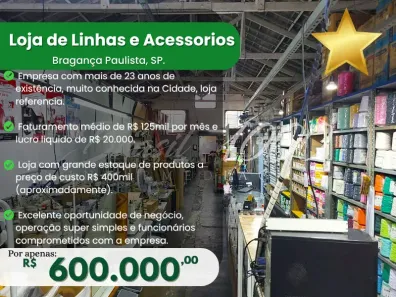 Ponto Comercial à venda, 120m² no Centro, Bragança Paulista