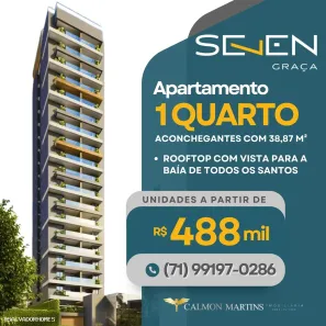 Apartamento com 1 Quarto à venda, 38m² no Graça, Salvador