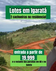 Lote/Terreno à venda, 600m² no Recanto das Águas, Igaratá