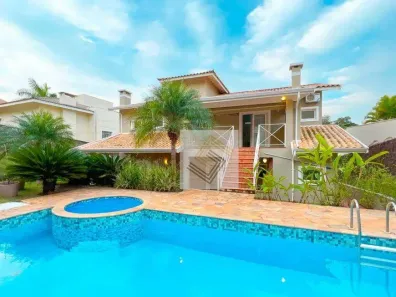 Casa de Condomínio com 4 Quartos para venda ou aluguel, 468m² no Loteamento Alphaville Campinas, Campinas