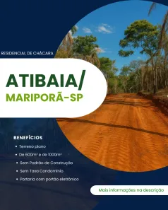 Lote/Terreno à venda, 600m² no Jardim do Lago, Atibaia
