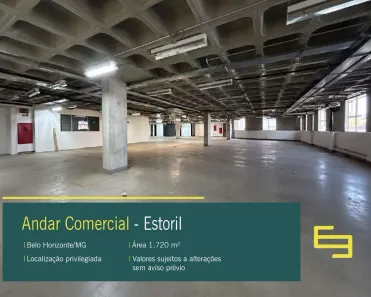 Imóvel Comercial para alugar, 1720m² no Estoril, Belo Horizonte