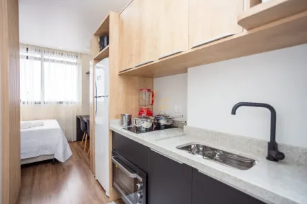 Apartamento com 1 Quarto para alugar, 20m² no Centro, Curitiba