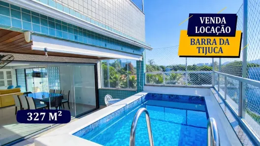 Cobertura com 6 Quartos para venda ou aluguel, 327m² no Barra da Tijuca, Rio de Janeiro