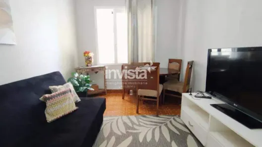 Apartamento com 1 Quarto para alugar, 60m² no José Menino, Santos