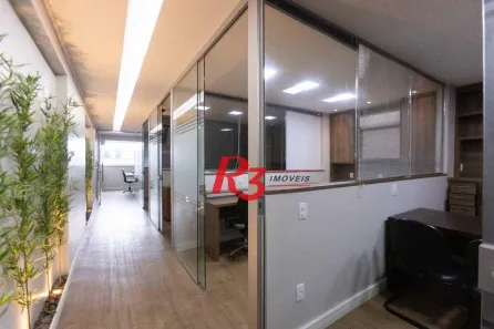 Sala Comercial para alugar, 97m² no Centro, Santos