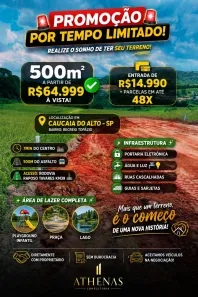 Lote/Terreno à venda, 500m² no Centro (Caucaia do Alto), Cotia