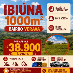 Lote/Terreno à venda, 1000m² no , Ibiúna