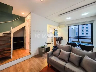 Apartamento com 1 Quarto para alugar, 60m² no Pinheiros, São Paulo